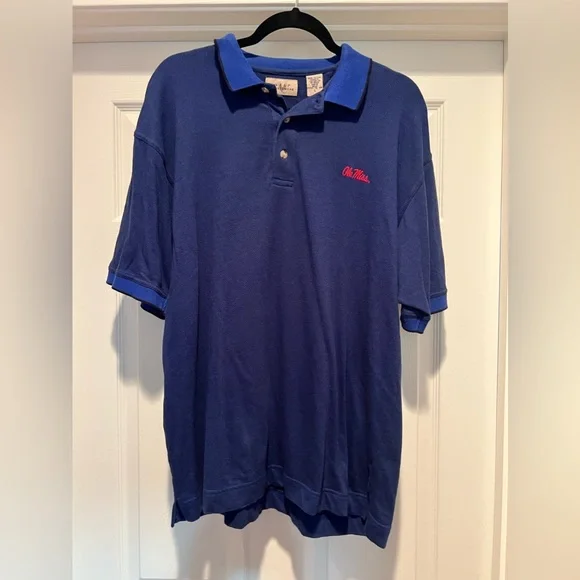 Vesi Sportswear Shirts Ole Miss Polostyle Shirt Mens Large